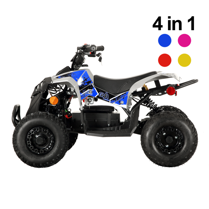 Pioneer e-802 electric ATV Bundle | Ages 6+ only | 4 in 1 Decals