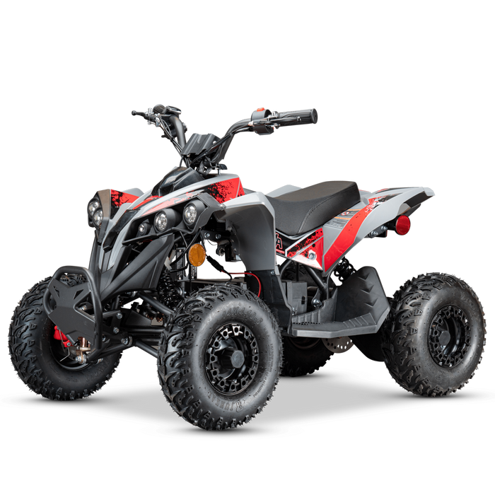 Pioneer 1200W Kids ATV 4 Wheeler with 14" Tires - Red