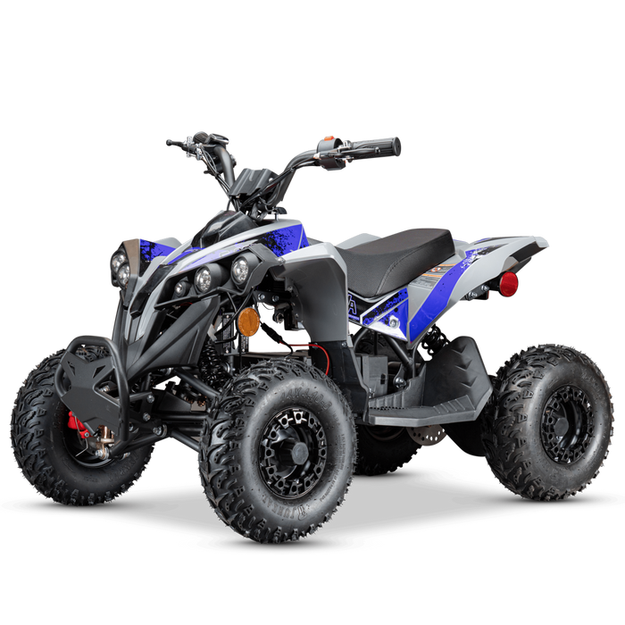Pioneer 1200W Kids ATV 4 Wheeler with 14" Tires - Blue