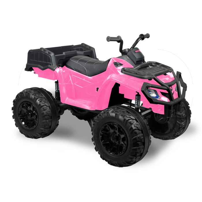 Rosso X3 large electric ride-on 4 Wheeler For Kids - Pink - ASTM F963 Certified