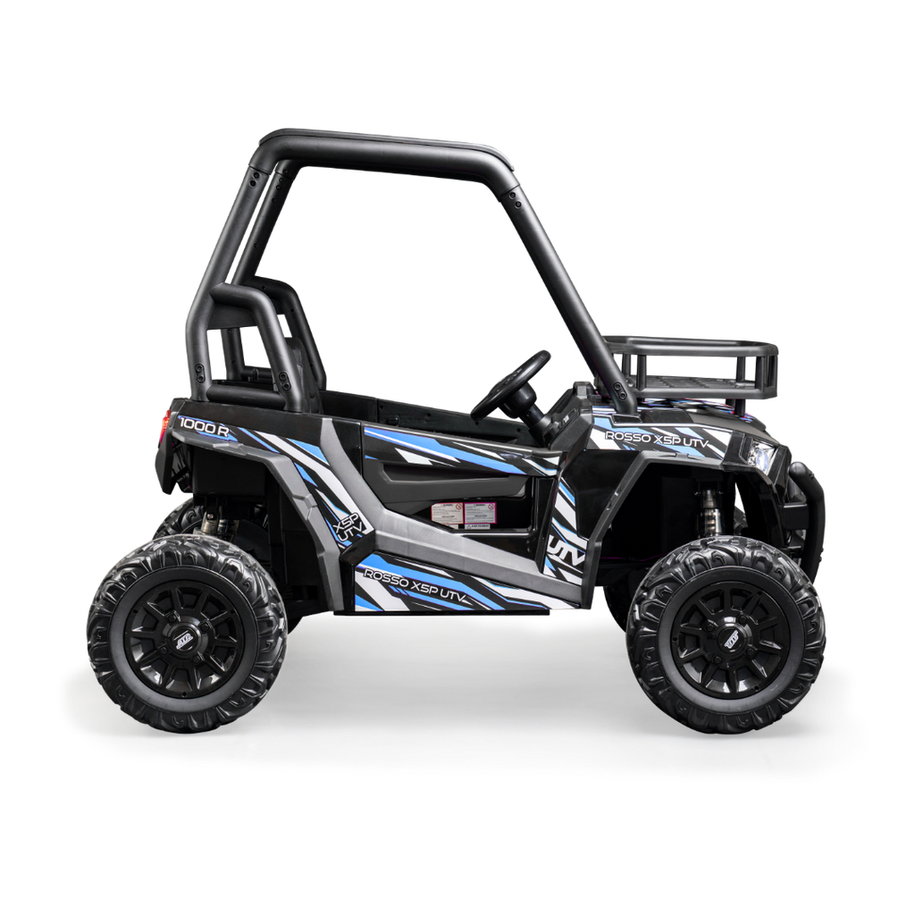 Rosso X5P - Electric Ride-On 2 Seater UTV Car For Kids | Blue Rosso X5P - Electric Ride-On 2 Seater UTV Car For Kids | Blue
