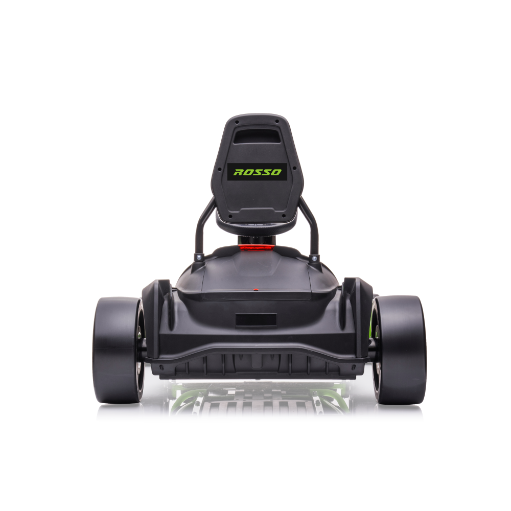 Rosso M3 ride-on Go Kart 4 Wheeler For Kids - Onyx Lime - ASTM