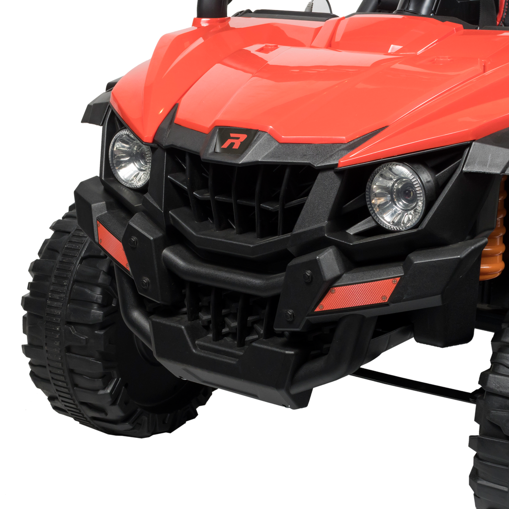 Rosso X1 rideon 4 Wheeler For Kids With Remote Control Red ASTM