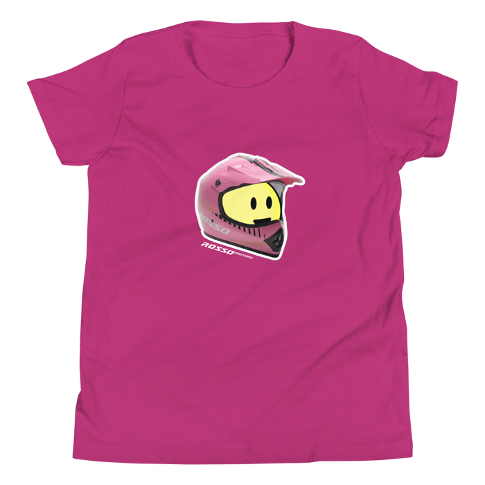 Rosso "Emoji Rider - Pink" Kids T-Shirt