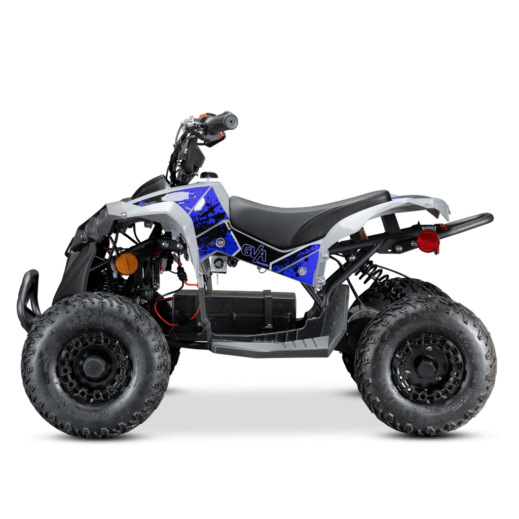 Pioneer e-802 electric ATV Bundle | Ages 6+ only | Blue Decals Feat ...