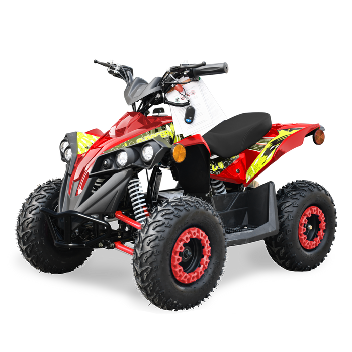 E-Bully 1000W ATV 4 Wheeler For Kids - Red