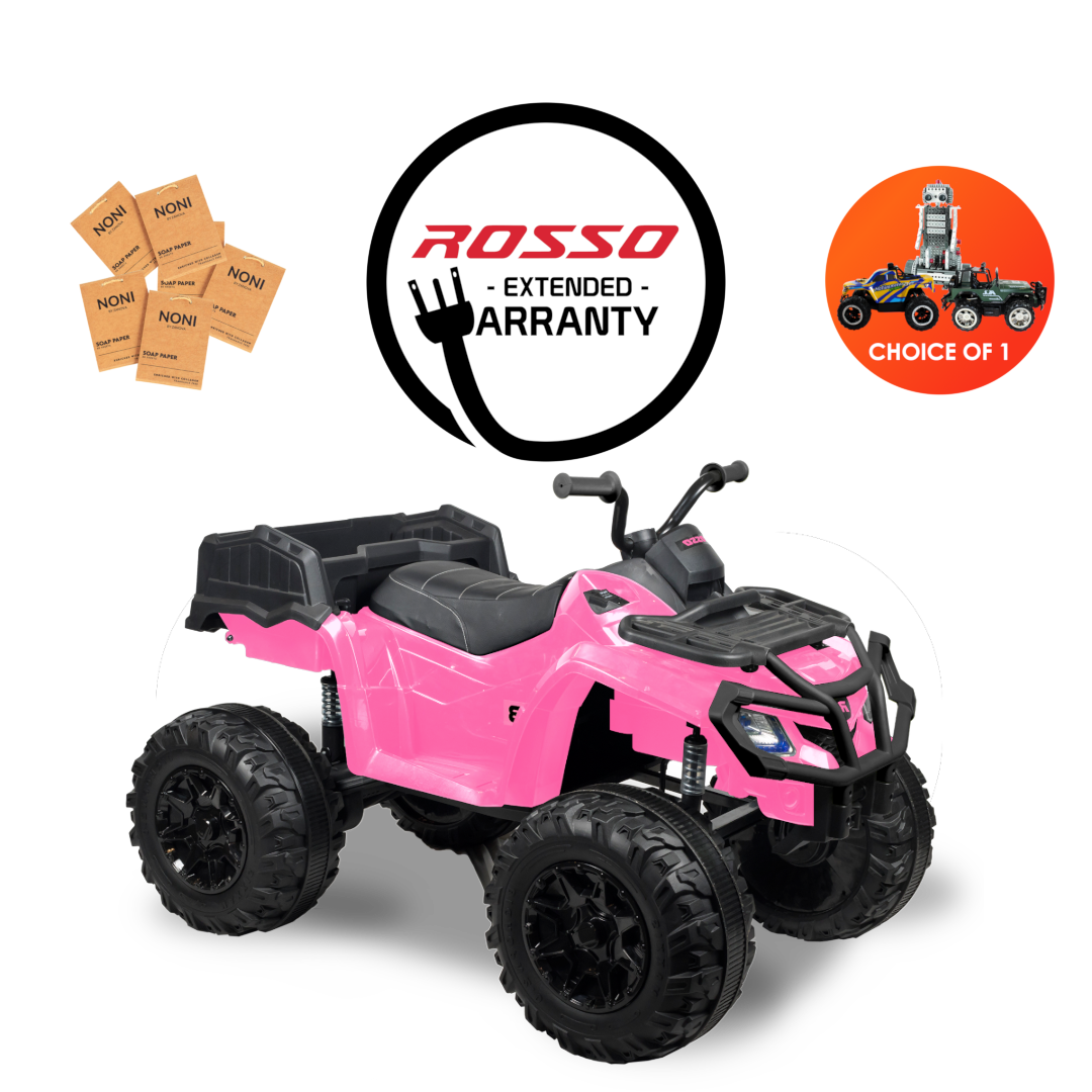 Rosso X3 Ride On Bundle Pink Black