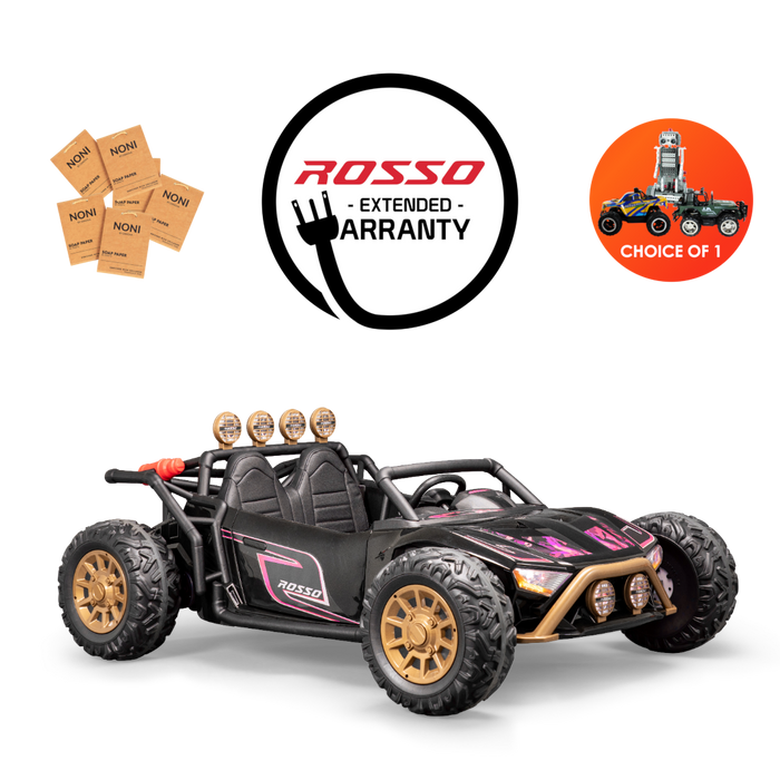 Rosso XDB - Dune Buggy Ride On Bundle - w/ Pink Decals Featured