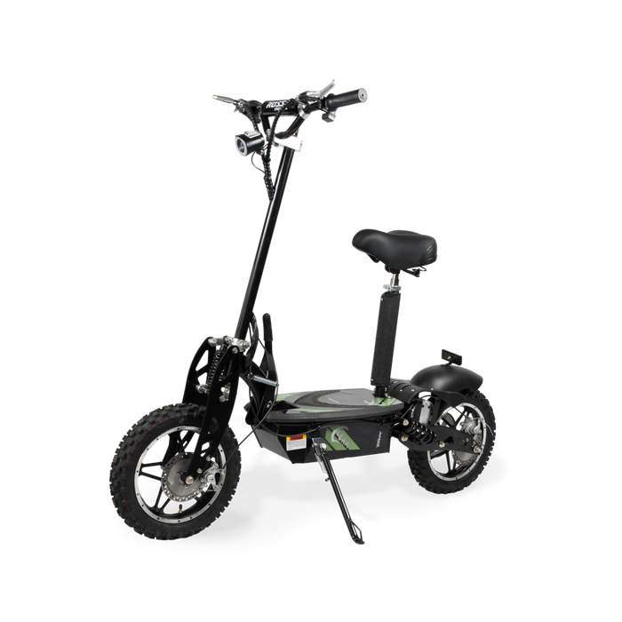 Rosso Cobra Foldable Stand Kick Electric Scooter with Seat Green