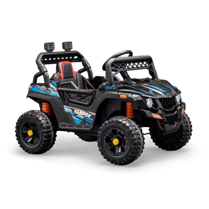 Rosso X1P Electric Outdoor Ride-On 4 Wheeler For Kids Blue | Remote Control | For 2-6 yrs old