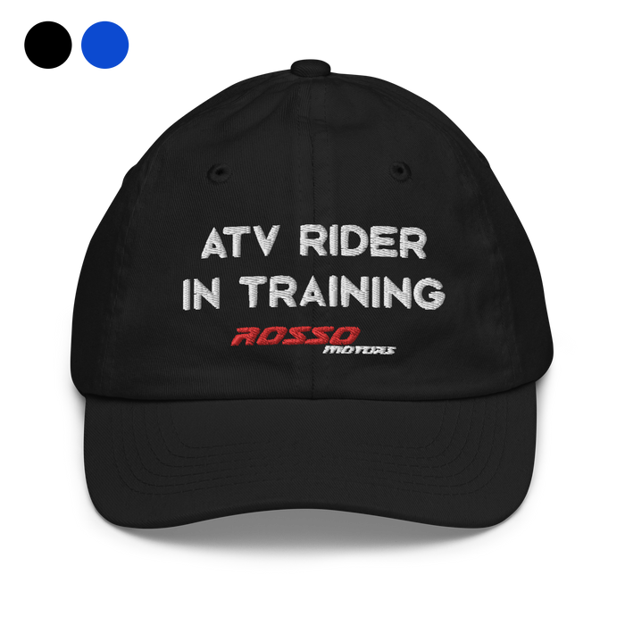 Rosso "Ride In Training" in White - Baseball Cap