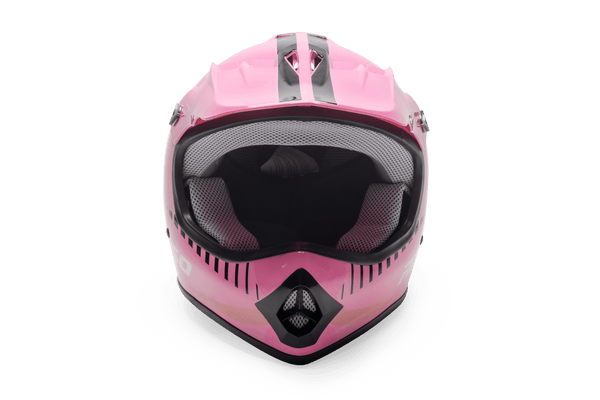 cheap womens pink motorcycle helmets Rosso Off Road Motocross ATV Helmets For Girls in Pink DOT Approved – Rosso Motors Kids Toys