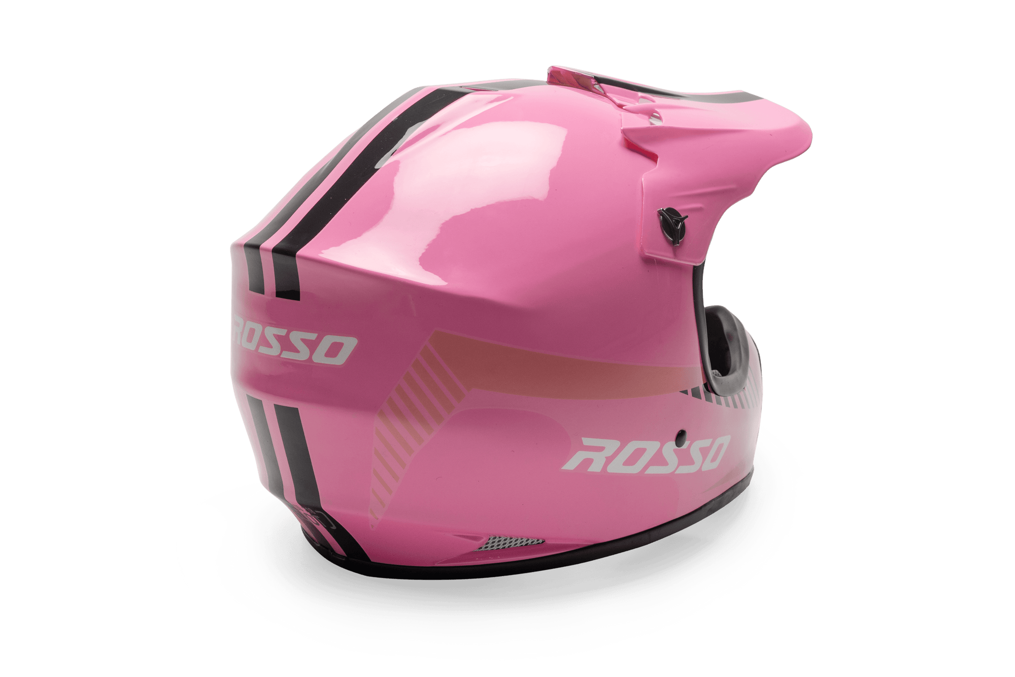 blue and pink girls motorcycle helmet Rosso Off Road Motocross ATV Helmets For Girls in Pink DOT Approved – Rosso Motors Kids Toys