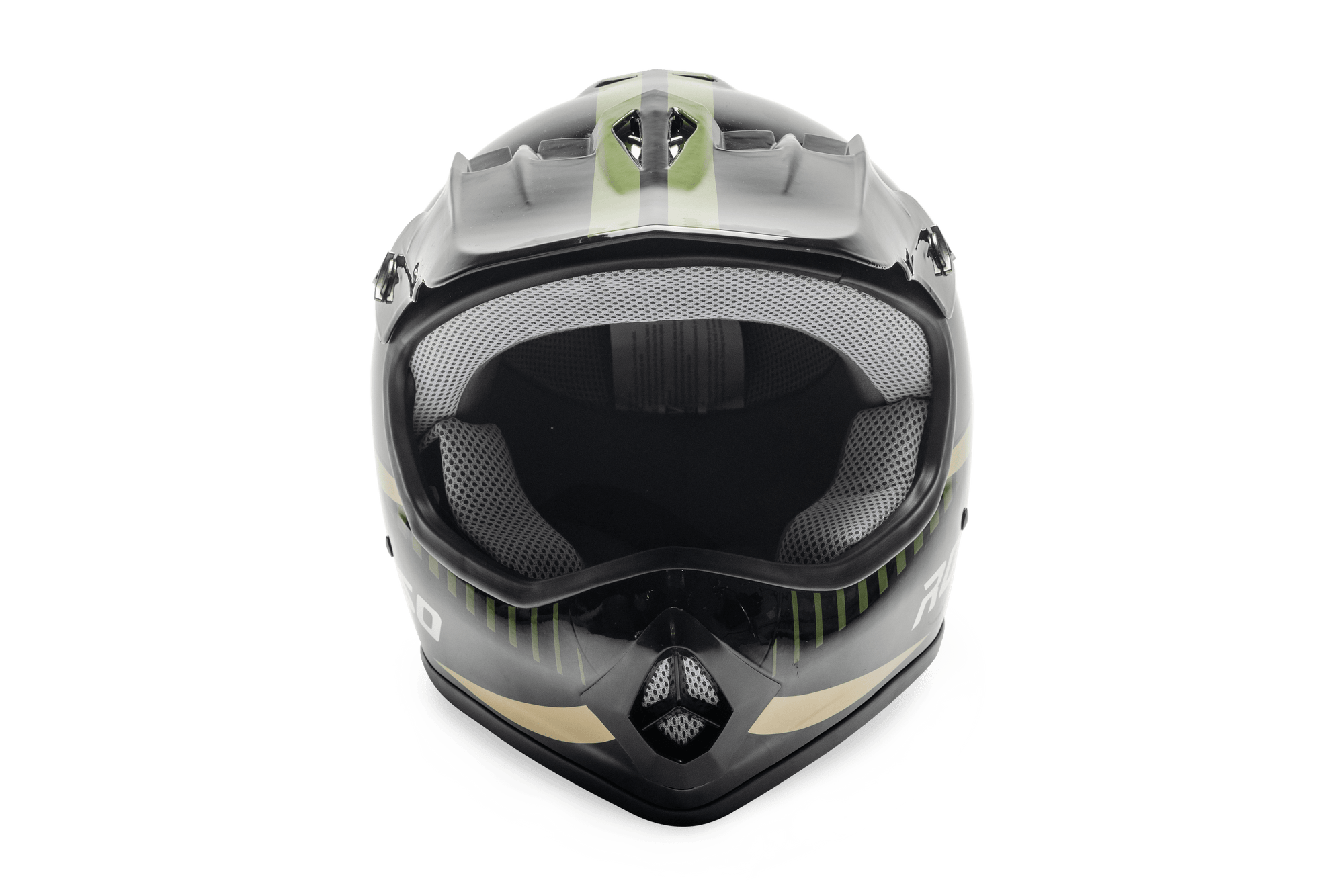 Rosso Off Road Motocross ATV Helmets For Kids Army Camo DOT