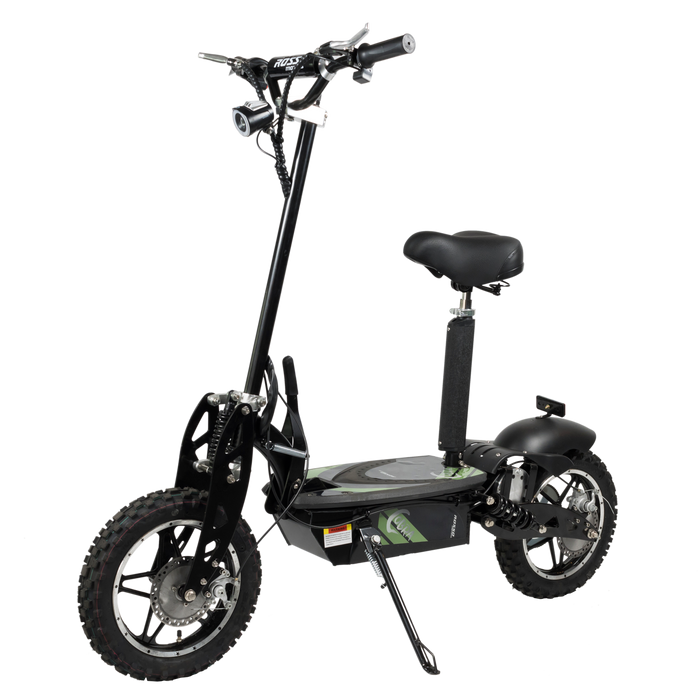 Rosso Cobra Foldable Stand Kick Electric Scooter with Seat Green