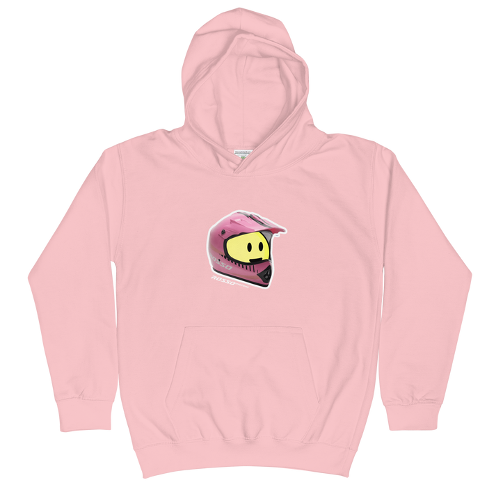 Rosso "Emoji Rider - Pink" Kids Hoodie