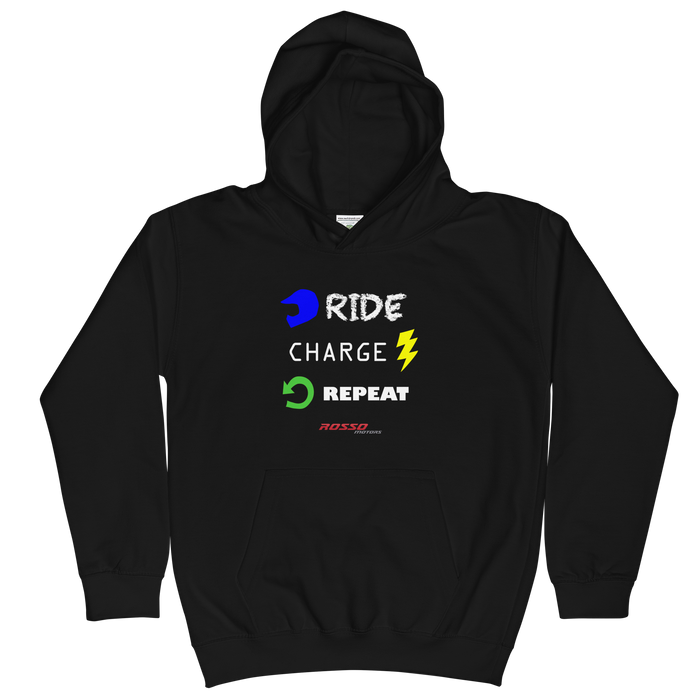 Rosso "Life Cycle" Kids Hoodie (Blue/Yellow/Green)