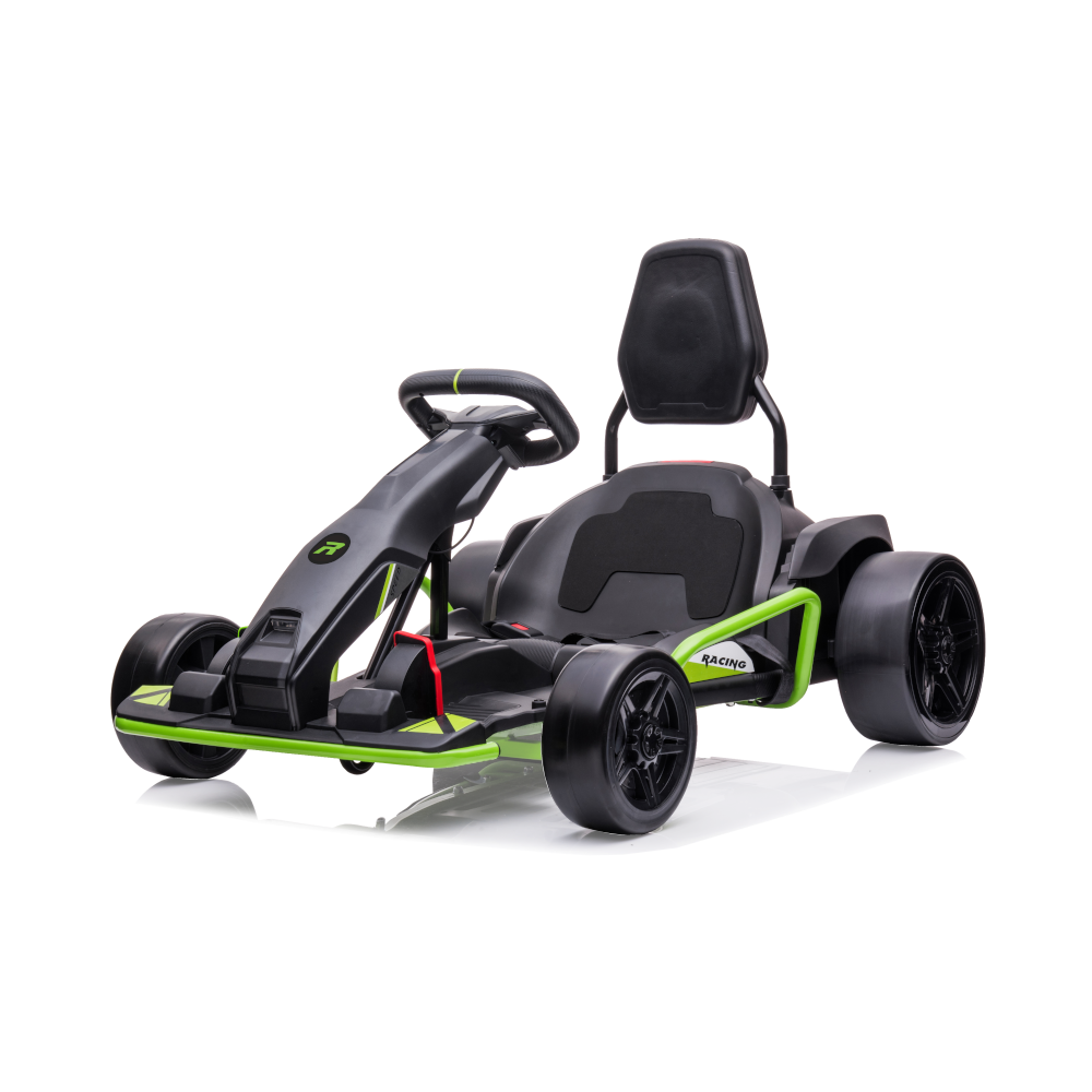 Rosso M3 ride-on Go Kart 4 Wheeler For Kids - Onyx Lime - ASTM F963  Certified