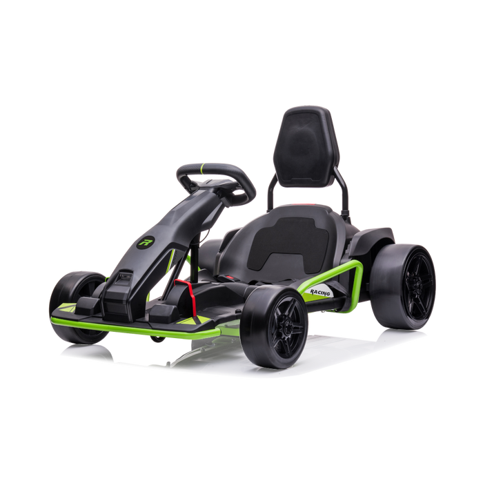 Rosso M3 ride-on Go Kart 4 Wheeler For Kids - Onyx Lime - ASTM F963 Certified