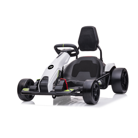 Rosso M3 ride-on Go Kart 4 Wheeler For Kids - Spectre White - ASTM F963 Certified