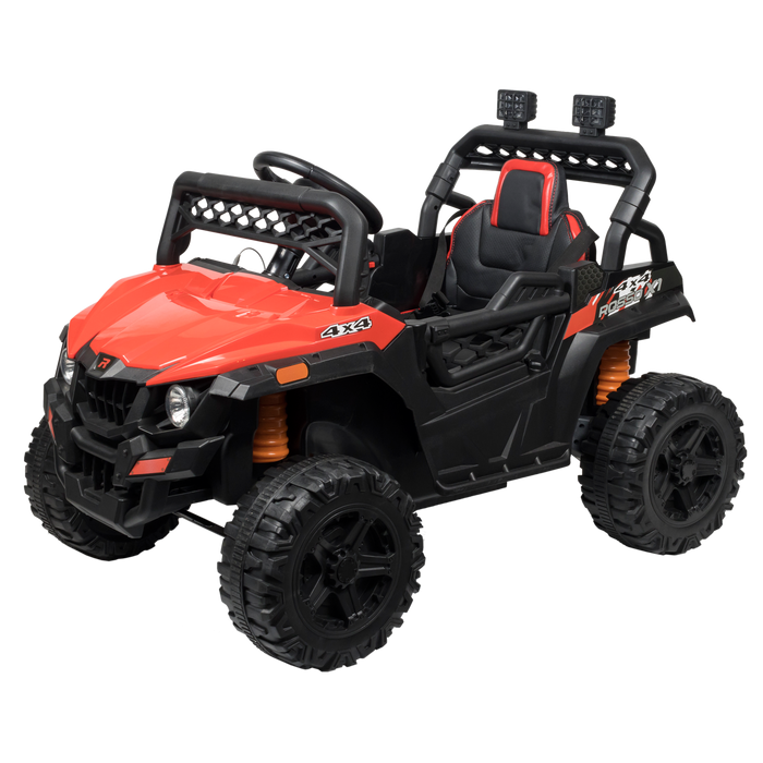 Rosso X1 ride-on 4 Wheeler For Kids - With Remote Control - Red - ASTM F963 Certified