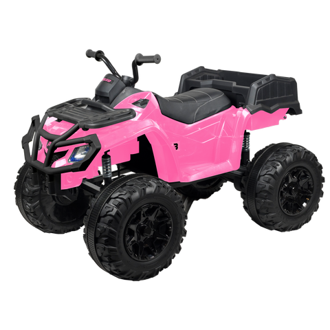 Rosso X3 large electric ride-on 4 Wheeler For Kids - Pink - ASTM F963 Certified