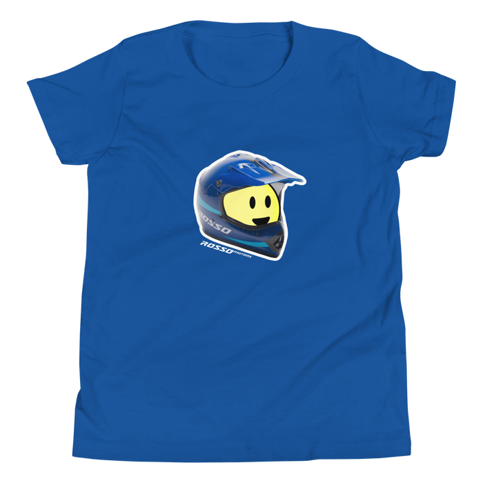 Rosso "Emoji Rider - Blue" Kids T-Shirt