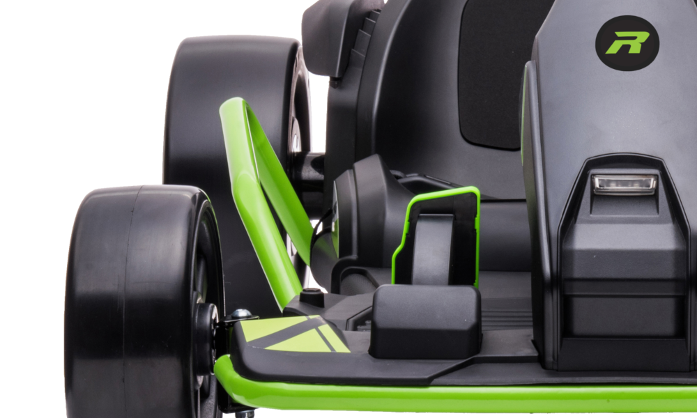 Rosso M3 ride-on Go Kart 4 Wheeler For Kids - Onyx Lime - ASTM F963  Certified