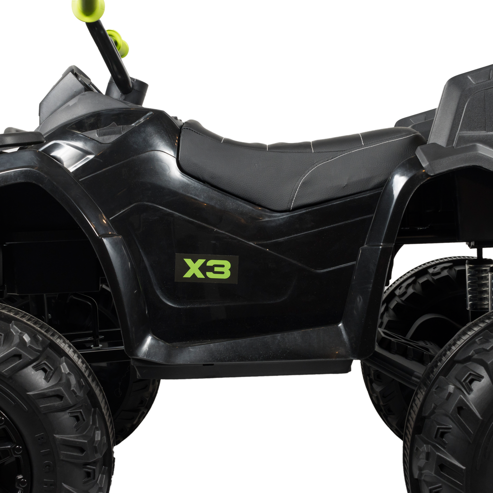 Rosso M3 ride-on Go Kart 4 Wheeler For Kids - Onyx Lime - ASTM F963  Certified